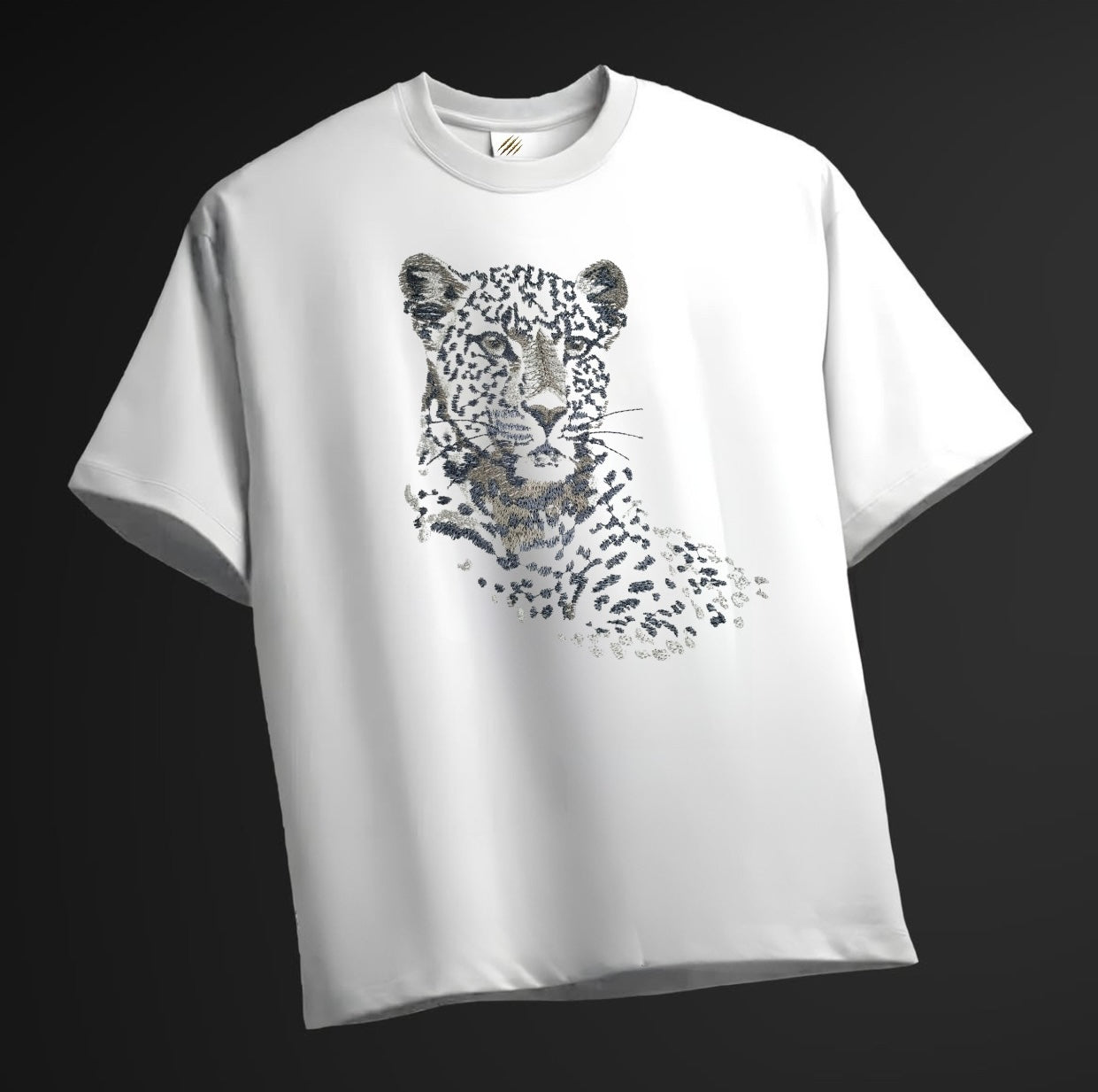 Leopard Embroidered Tshirt