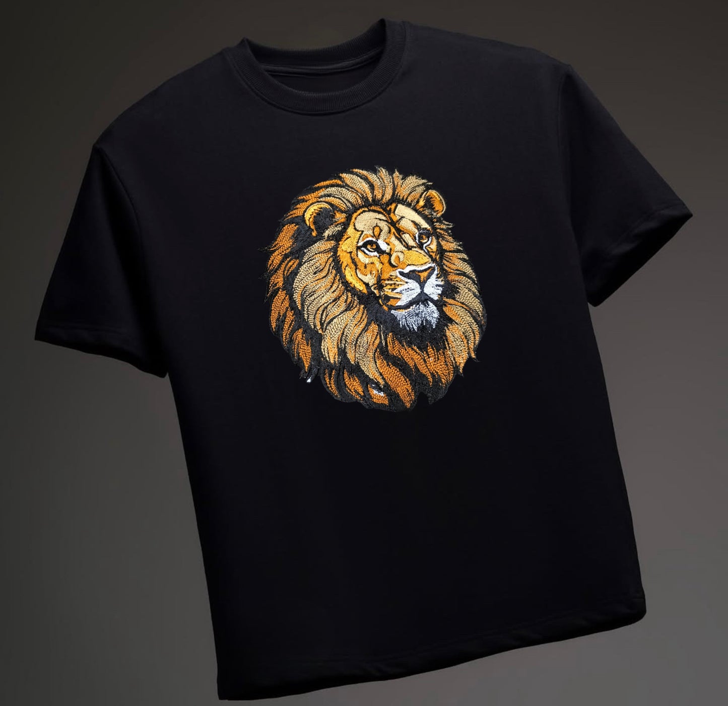 Lion Embroidered Tshirt