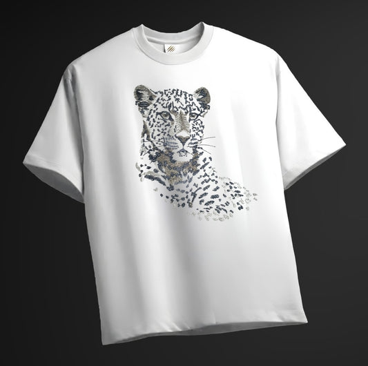 Leopard Embroidered Tshirt