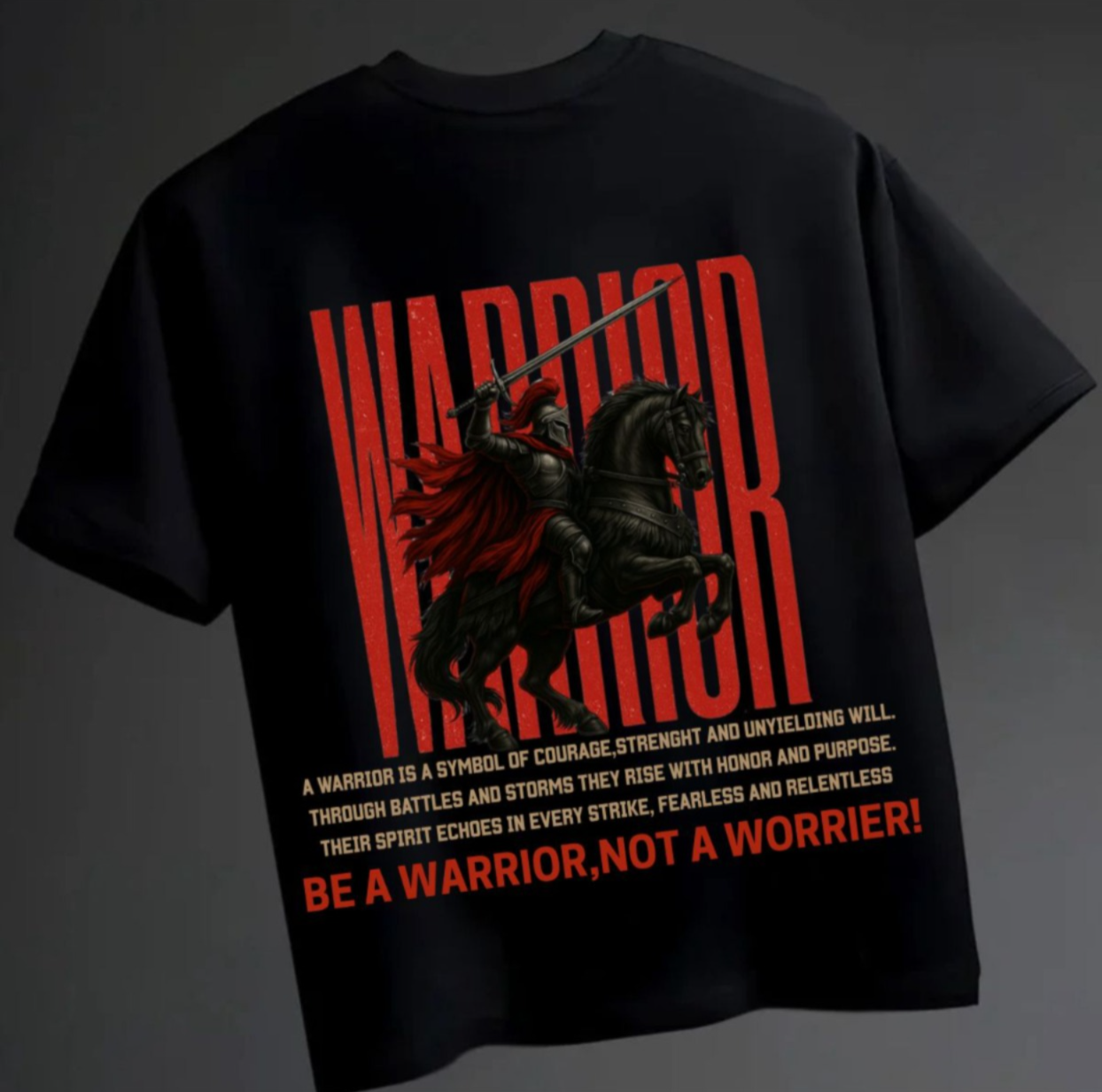 WARRIOR Printed Tshirt